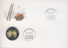 Svájc 2002. 5Fr "Escalade" érmés borítékon T:BU