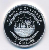 Libéria 2011. 5$ ezüstözött Cu "A történelem legnagyobb hadurai - Mihajil Kutozov" részben...