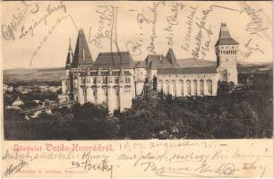1900 Vajdahunyad, Hunedoara; vár. Schuller A. kiadása / castle (vágott / cut)
