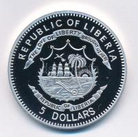 Libéria 2011. 5$ ezüstözött Cu "A történelem legnagyobb hadurai - Szaladin" részben multic...