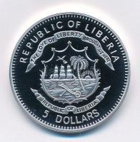 Libéria 2011. 5$ ezüstözött Cu "A történelem legnagyobb hadurai - Gonzalo de Cordoba" rész...