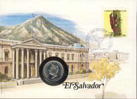 El Salvador 1977. 10c érmés, bélyeges borítékon T:1