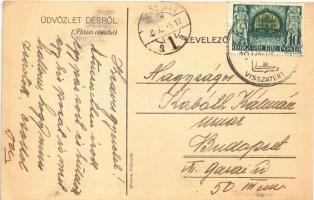 1940 Dés, Dej; Fő tér, bevonulás / main square, entry of the Hungarian troops + "1940 Kolozsvár...