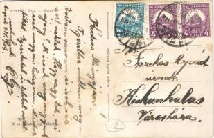 1931 Budapest XXI. Csepel, piac. Gáspár kiadása (fl)