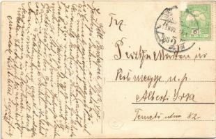 1912 Budapest I. Budai Helyőrségi kórház. Alkotás utca 25.   (Rb)