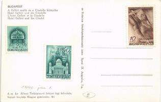 Budapest XI. Gellért szálló és Citadella környéke. M. kir. Állami Térképészeti Intézet légi felvétel...