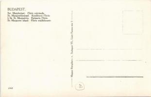 Budapest XIII. Margitsziget, Flóris cukrászda kerthelyisége pincérekkel és vendégekkel