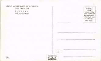 1942 Budapest XIV. Horthy Miklós Nemzeti Sportcsarnok Kiscsarnoka január végén, télen