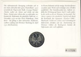 NSZK 1983. 5M "Luther" érmés, bélyeges borítékon T:1