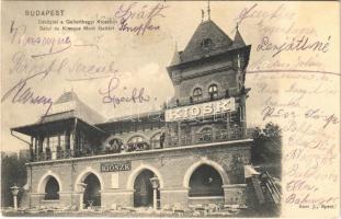 1905 Budapest XI. Gellérthegyi Kioszk. Auer J. kiadása