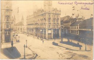 1901 Budapest V. Klotild paloták, templom, Winkle Nándor és perzsa szőnyeg üzlet. photo (fl)