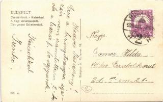 1929 Budapest II. Császár fürdő, medence, Központi tejcsarnok, "Figyelmeztetés a hulladékot kér...