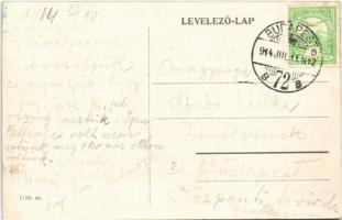 1914 Budapest II. Hűvösvölgy, villamos, nyaraló