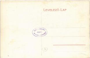 Sátoraljaújhely, Széchenyi tér, piac árusokkal, Grünwald Imre, Bürger Lajos, Kun, Lövy, varrógép rak...