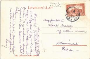 Szentendre, Szanatórium üdülő. Lichtenstein Miksa + hármaslyukasztású bélyeg