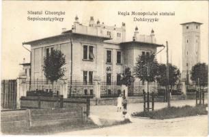 1924 Sepsiszentgyörgy, Sfantu Gheorghe; Dohánygyár / Regia Monopolului statului / tobacco factory