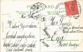 1908 New York City, Coney Island, Dreamland, Shoot the chutes (EK)