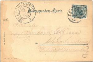 1904 Feldbach (Steiermark), Hauptplatz / main square, hotel, shops (fl)