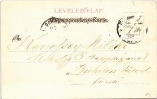 1899 (Vorläufer) Stockholm. Kanitz C. és fiai, Kosmos Budapest litho s: Basch Árpád