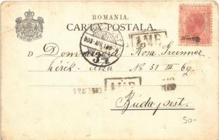 1903 Turnu Severin, Szörényvár, Szörénytornya; Fantana Aeriana, Foisorul de foc, Debarcaderul portul...