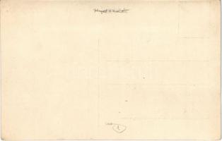 Első világháborús L61 lajstrom jelű nyitott fülkés repülőgép német és osztrák-magyar zászlókkal / WW...