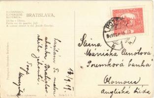 1919 Pozsony, Pressburg, Bratislava; Váralja, utca a zsidó negyedben / ulicka v Ghetu / Jewish quart...