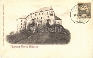 1904 Zólyomlipcse, Zólyom-Lipcse, Slovenská Lupca; vár. Ivánszky Elek kiadása 2006. / Lupciansky hrad / castle