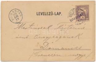 1901 Nagyszombat, Tyrnau, Trnava; Városház, utca, Goldberger A., Horváth József fodrász és Bruckmaye...