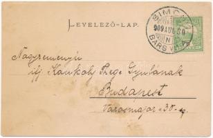 1909 Simony, Partizánske, Batovany; Öregház, várkastély. Elvira fényk. műterem kiadása. Hátoldalon I...