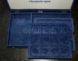 Éremtartó kazetta 3db tálcával, összesen 36 férőhellyel, használt