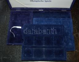 Éremtartó kazetta 3db tálcával, összesen 36 férőhellyel, használt