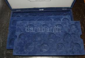 Éremtartó kazetta 3db tálcával, összesen 52 férőhellyel, használt