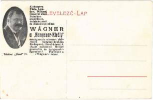 Miskolc, Velence (Szinva-part). Hátoldalon Wágner a Hangszer-Király reklám