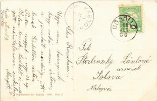 1909 Gödöllő, Királyi váróterem, MÁV pályaudvar, vasútállomás, lovashintók, vonat. Art Nouveau, flor...