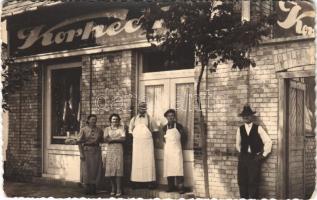 Zenta, Senta; Korhec Kobasicar üzlete / shop. Foto Ronaji, photo (EK)