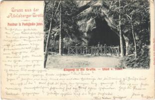1899 (Vorläufer) Postojnska jama, Adelsberger Grotte; Eingang in die Grotte / Uhod v. Jamo / entry to the Postojna cave (EK)