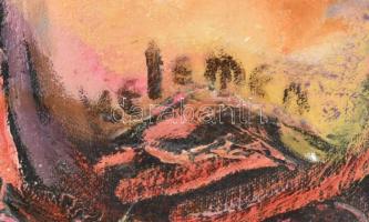 Kelemen Emil (1895-1975): Imaginárius táj. Olaj, vászon, jelzett. Hátoldalán Künstlerhaus (Bécs?) ki...