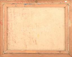 Tallós Ilona (1918-1991): Balatoni fények. Olaj, vászon, jelzett. Fakeretben, 60×80 cm. A kiváló kol...