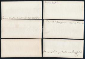 1908 Losoncnagyfalu, 26 db feliratozott fotó (18 db sztereó és 8 db sima), 5,5×13 cm / Veľká Ves, Sl...