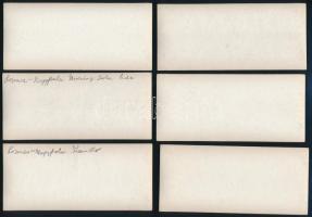 1908 Losoncnagyfalu, 26 db feliratozott fotó (18 db sztereó és 8 db sima), 5,5×13 cm / Veľká Ves, Sl...