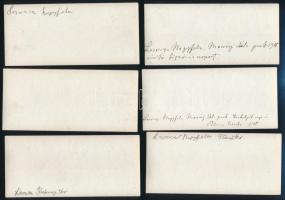 1908 Losoncnagyfalu, 26 db feliratozott fotó (18 db sztereó és 8 db sima), 5,5×13 cm / Veľká Ves, Sl...