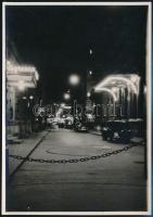 cca 1930 Budapest, Vigadó tér, Negresco Kávéház, fotó, 17×12 cm