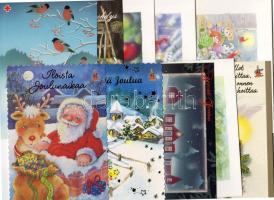 Finnország: 10 db modern használatlan karácsonyi lap