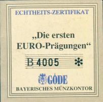 Európa 1997. 10€ Ag "Görögország-drachma" T:PP Tanúsítvánnyal!