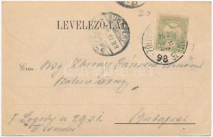 1902 Besztercebánya, Banská Bystrica; Mátyás tér, piac, Steiner B. és Reisz Miksa üzlete / square, m...