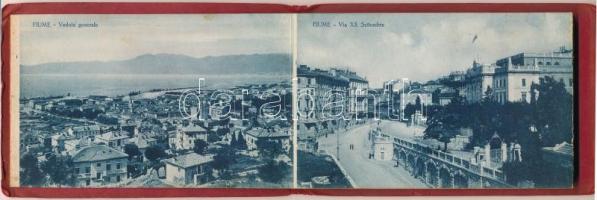 Fiume, Rijeka; - képeslapfüzet 12 képeslappal / - postcard booklet with 12 postcards