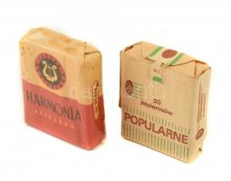 Harmonia és Popularne cigaretták bontatlan papírcsomagolásban