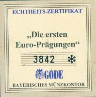 Európa 1997. 10€ Ag "Dánia-Jens Juel" T:PP Tanúsítvánnyal!