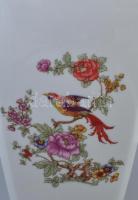 3 db nagyméretű hollóházi porcelán váza, jelzett, matricás, hibátlan, m: 31,5 cm, 24 cm, 31 cm + 2 d...