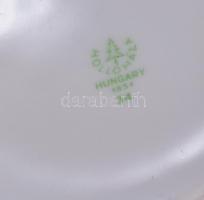 3 db nagyméretű hollóházi porcelán váza, jelzett, matricás, hibátlan, m: 31,5 cm, 24 cm, 31 cm + 2 d...